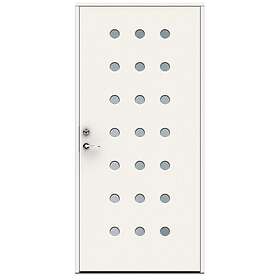 Swedoor Domino Ytterdør Hvit 10x20