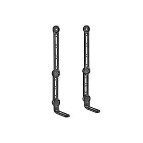 AISENS SPK03U-375 Support Barre de Son Acier Noir VESA 15kg 493mm