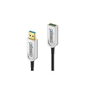 FiberX FX-I650-003 USB-A à USB-A USB 3.2 Gen 1 3 m