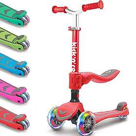 Kicknroll 2-in-1 Scooter 3-Wheel Foldable Seat Adjustable Lights