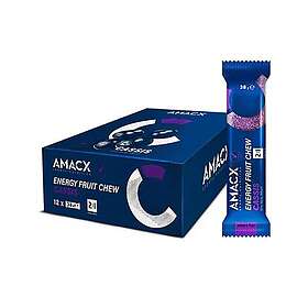 Amacx Fruit Chew Energy Bars Cassis 38g 12pcs