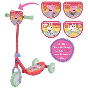 MV Sports Peppa Pig 4-in-1 Deluxe 3-Hjul Scooter M004676