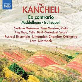 Gvelesiani, Rustavi Ensemble, Lithuanian Chamber Orchestra, Lera Auerbach, Giya Kancheli Kancheli: Ex contrario; Middelheim; Tsutisopeli CD