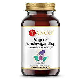 Yango Magnesium Ashwagandha Saffron Vitamin B6 90 Kapslar
