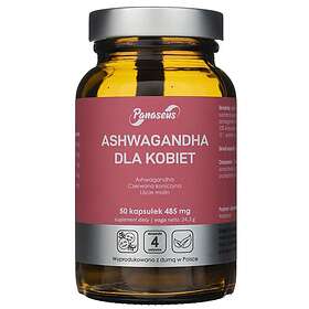 Panaseus Ashwagandha for Women 510 mg 50 Capsules