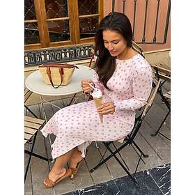 BYIC Oda Firkantet Hals Pufferm Midi Kjole