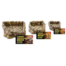 Exoterra Corner Vesi Kulho Natural