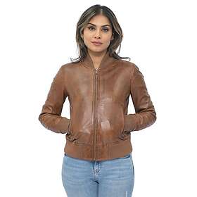 Infinity Leather MA-1 Bomber Jacket (Women's)