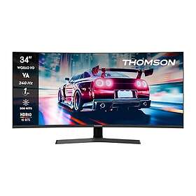 Thomson M34QG7Y14C 34" Ultrawide Curved Gaming UWQHD 240Hz