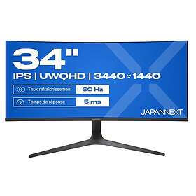 JAPANNEXT JN-IPS340UWQHD60C-C65W-HS 34" Ultrawide Buet IPS UWQHD 60Hz
