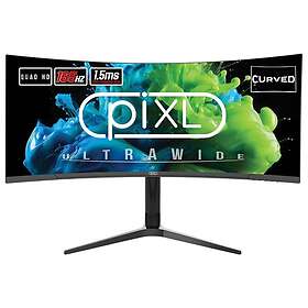 Pixl CM34C7 34" Ultrawide Curved Gaming WQHD 165Hz