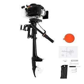 CCAUUB 2,9 kW 4-takts utombordsstyrmotor 4 hk 55 cc luftkylning 3-bladig CDI