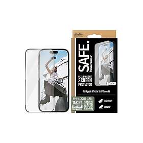PanzerGlass SAFE by SAFE. by Screen Protection w. Black Frame Ultra-Wide Fit Näy