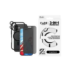 PanzerGlass CARE by Flagship 3-in-1 Privacy Bundle Protège-écran pour iPhone 16