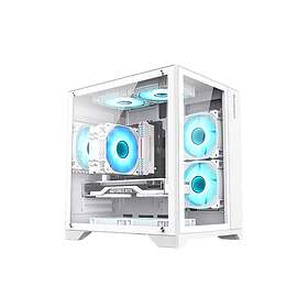 GameMax Mini Infinity (White/Tempered Glass)