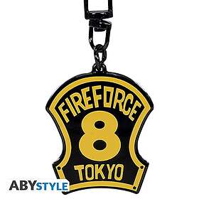 Abysse Corp Fire Force 8th Brigade Emblem Avaimenperä