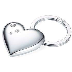 Troika Girls Best Friends Shiny Heart Nyckelring med Swarovski detaljer