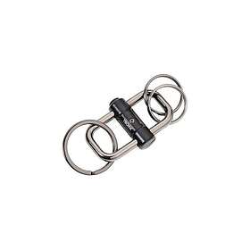 Troika 2-WAY KEY Nøglering Sort/Grå