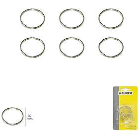 MAURER Porte-clés Anneau 30 mm 6-pack