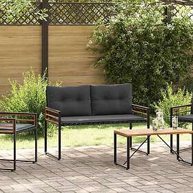 vidaXL Layer Bench with Cushion 114x55x77cm 42026937