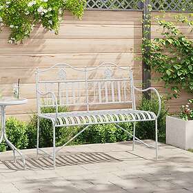 vidaXL Steel Bench 103.5x59x89cm