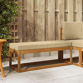 vidaXL Outdoor Stool Bench Solid Acacia Wood 900673
