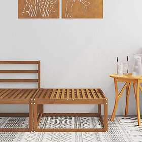 vidaXL Acacia Outdoor Footstool 79x79x37cm 900526