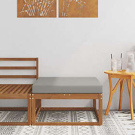 vidaXL Outdoor Footstool Solid Acacia Wood 900528