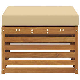 vidaXL Acacia Wood Outdoor Footstool 45x45x30cm 900488