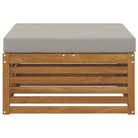 vidaXL Footstool Solid Acacia Wood 900559