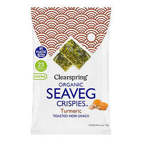 Clearspring Seaweed Crispies Turmeric 4g