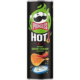 Pringles Hot Kickin' Sour Cream Chips 160g