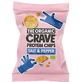 Organic Protein Chips Salt & Pepper 75g