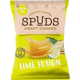Spudsters Craft Cooked Lime Fusion Chips 145g