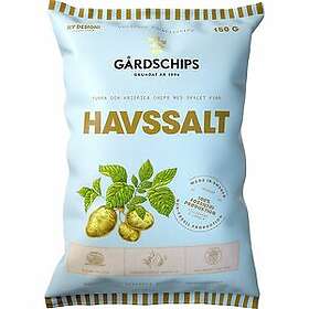Gårdschips Grytfriterade Havssalt Chips 150g