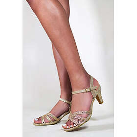 Jillian Diamante Mesh Strappy Heel