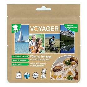 Voyager Pâtes au Fromage et aux Champignons Plat Principal 80g