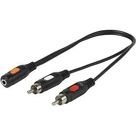 Vivanco 3.5mm til RCA Kabel 0.2m 4008928460438