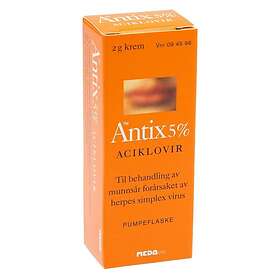 Antula Healthcare AB Antix Krem 5% Forkjølelsessår 2g