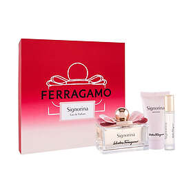 Salvatore Ferragamo Signorina Femme Coffret cadeau (EdP 100ml, EdP 10ml, Body Lo