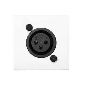 Audac WMI18/W Vægmodul XLR Mikrofon