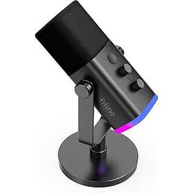 Fifine A6VB Microphone Cardioïde Filaire avec RVB | USB