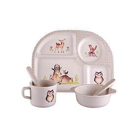 Barbo Toys Wood Friends Måltidssett