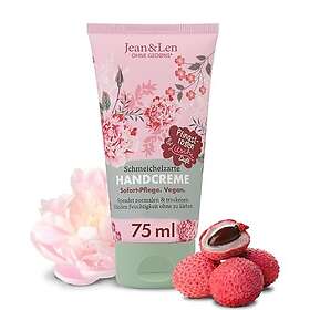 Jean & Len Rauhoittava Käsivoide Pioni ja Litsi 75ml