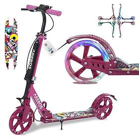 Arebos Street-Style Scooter 3-Roues 100kg