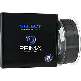 PrimaCreator PLA Satin Blød Sort 1.75mm 1kg