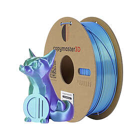 Copymaster3D PLA Tri-Silk Gul/Lilla/Blå 1.75mm 1kg