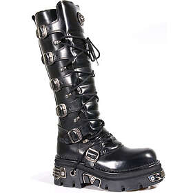 New Rock 272-S1 Knee High Black Leather Gothic (Men's)