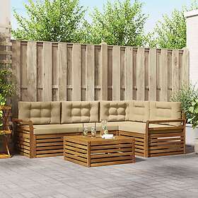 vidaXL Sofa Set with Cushion Outdoor Lounge Set 5 Pieces 3373423