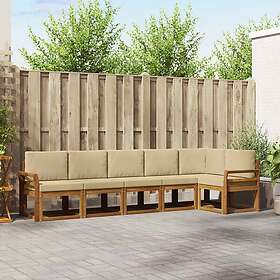 vidaXL Outdoor Sofa Set with Cushion 6 Pieces 3366466